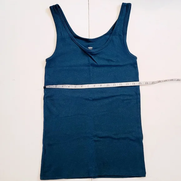 NWOT Teal+Sparkle Tank - Picture 2 of 6
